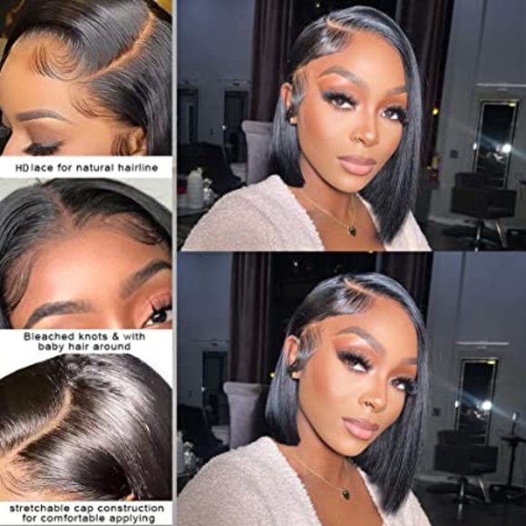 10 Inch 13x4 Bob Frontal wig - Picture 1 of 4